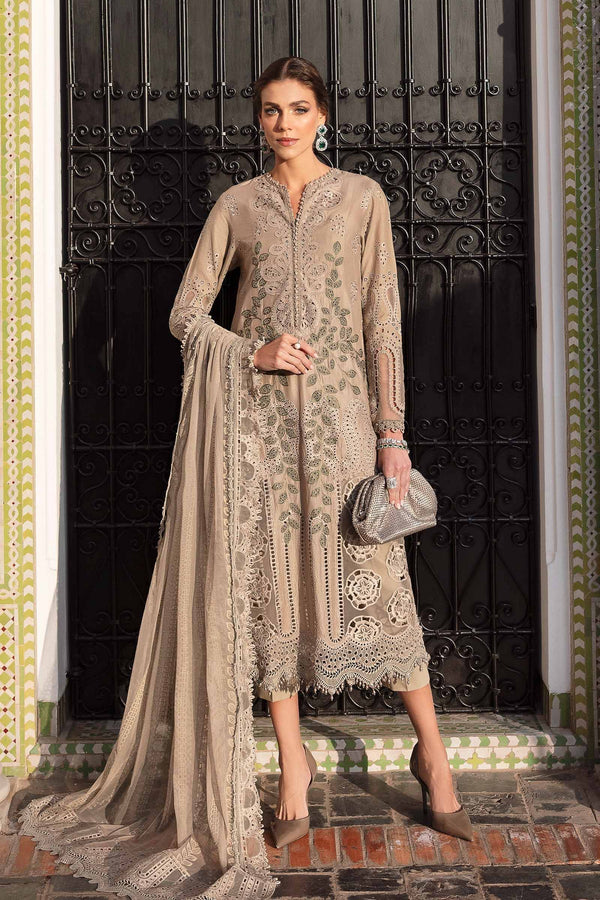3 Piece Unstitched Embroidered Lawn Suit - D-2503-A